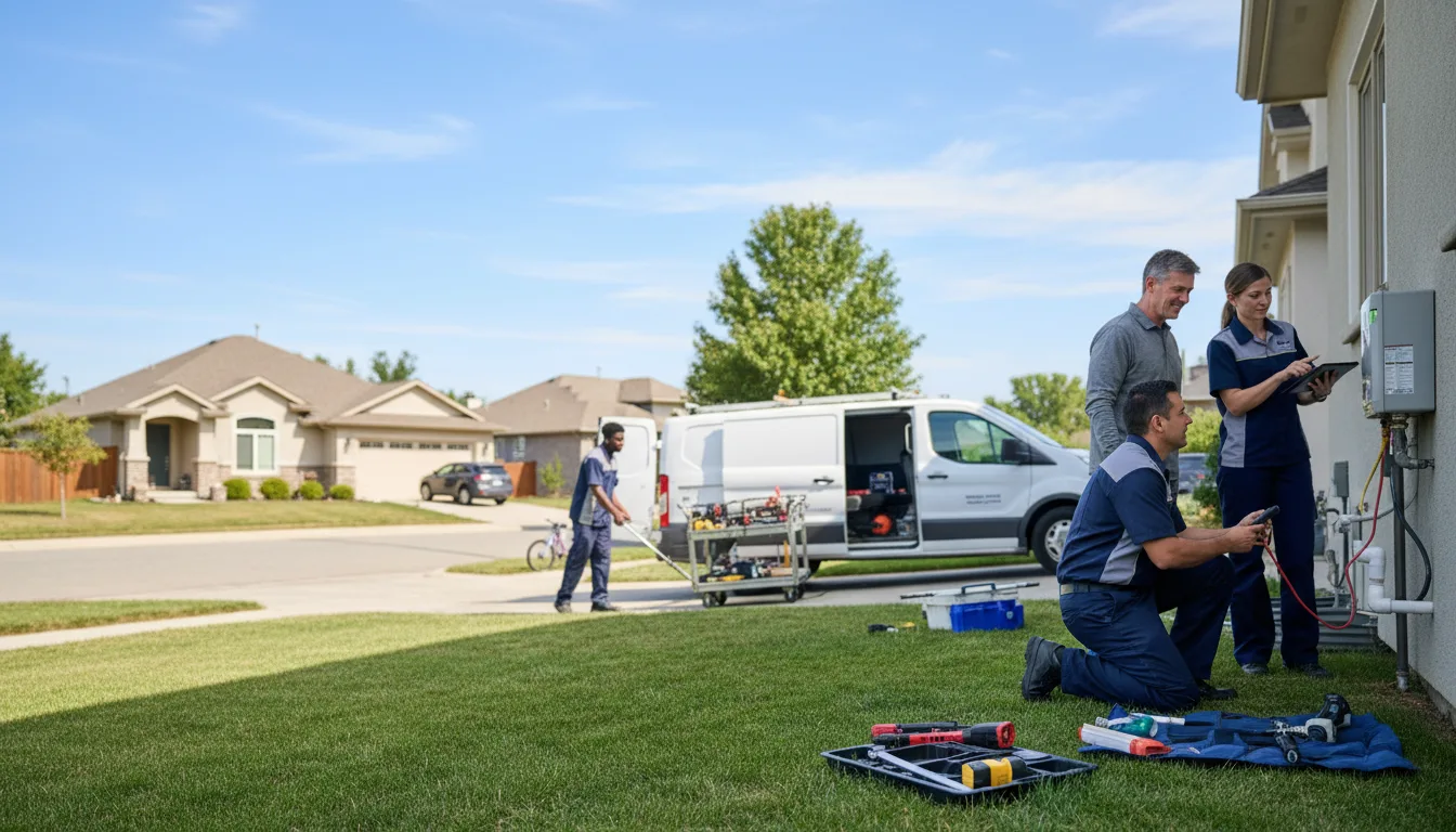 Tankless water heater service in Enloe, TX
